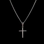 Colar masculino com cruz em aço inox, estilo durável e elegante para comprar com segurança sem perder personalidade - Imagem 2