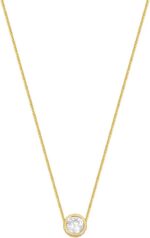Colar ponto de luz com zircônia banhado a ouro 18k, antialérgico, com caixa de presente e acabamento delicado.