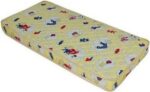 Colchão Berço Portátil Impermeável Chiqueirinho 100x70x10 com espuma D18 para conforto e proteção do bebê.