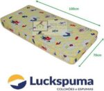 Colchão Berço Portátil Impermeável Chiqueirinho 100x70x10 com espuma D18 para conforto e proteção do bebê. - Imagem 2