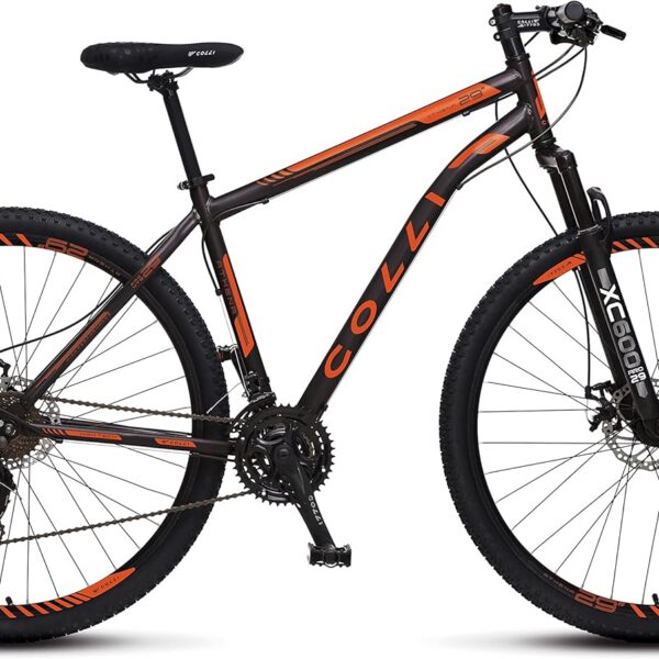Colli Bike Athena Aro 29: desempenho, conforto e segurança com freios a disco e 21 velocidades Shimano.