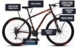 Colli Bike Athena Aro 29: desempenho, conforto e segurança com freios a disco e 21 velocidades Shimano. - Imagem 2