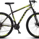 Colli Bike Athena Aro 29: resistência, conforto e segurança com 21 marchas e freios a disco para o dia a dia.