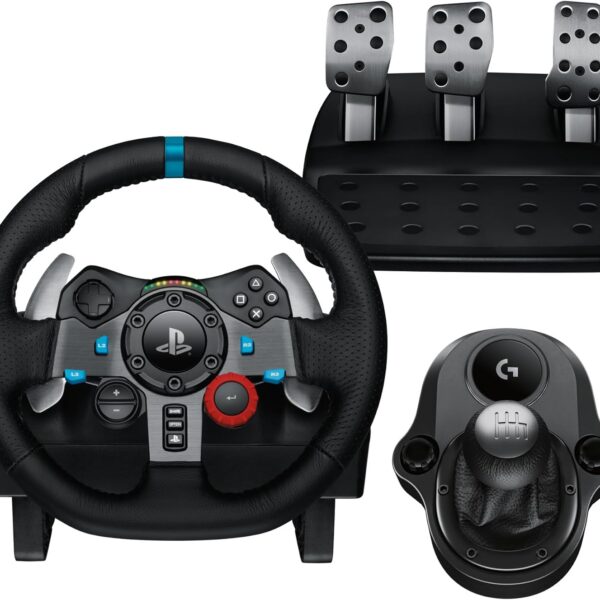 Combo Volante, Pedais e Cambio Logitech G29 SE Driving Force para PS5, PS4, PS3 e PC