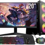 Computador Gamer Completo Intel Core i5 8GB SSD 256GB Kit Gamer com Headset Monitor 20" Windows 10 3green Flash