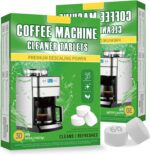 Conjunto 60 Descalcificantes GODREAM: limpeza profunda, remove calcário e prolonga a vida da cafeteira.