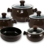 Conjunto de Panelas Cerâmica Premiere Joy 5 Peças Ceraflame: resistente, atóxico e ideal para o dia a dia.