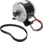 Conjunto de correia de motor 24V 300W para scooter elétrica, alta velocidade, silencioso e durável com correia síncrona 535