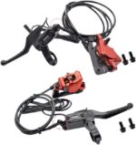 Conjunto de freio hidráulico para bicicleta elétrica dobrável: mais controle, resposta rápida e kit com discos 160/180 mm.