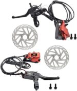 Conjunto de freio hidráulico para bicicleta elétrica dobrável: mais controle, resposta rápida e kit com discos 160/180 mm. - Imagem 2