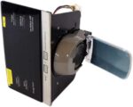 Conjunto dispensador Samsung DA97-13809G OEM para geladeira: gelo e água pela porta.