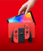 Console Nintendo Switch Oled Red Mario - Edição especial com tela OLED de 7 e design inspirado no Mario para jogar em qualquer lugar - Imagem 2
