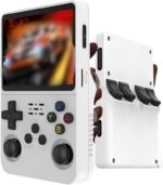 Console Portátil Retrô R36S 64GB Tela IPS 3.5 Polegadas com Milhares de Jogos Clássicos