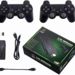 Console Retro Stick Sem Fio 4K HD 64G com 10000 jogos para família e diversão nostálgica completa