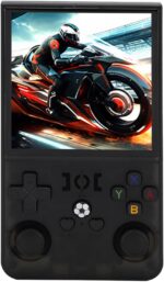 Console de Jogo Portátil retrô 128GB: tela IPS 720x720, bateria 4000mAh e mais de 60 emuladores para jogar em qualquer lugar.