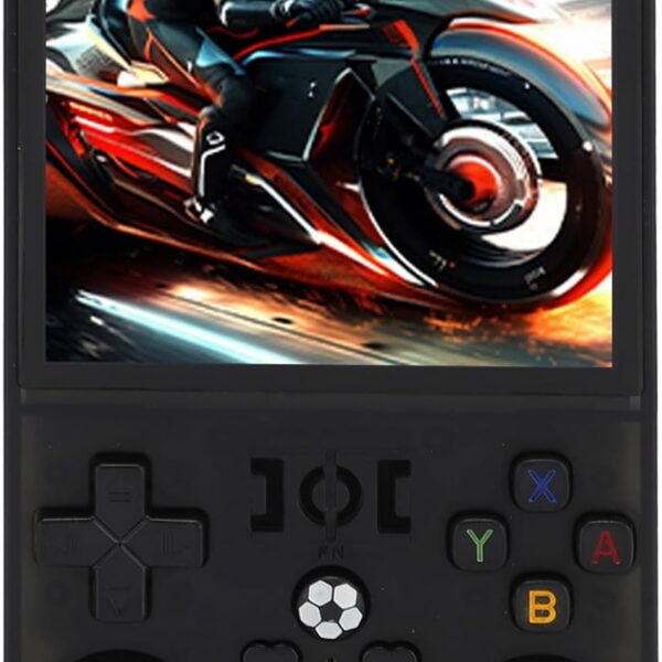 Console de Jogo Portátil retrô 128GB: tela IPS 720x720, bateria 4000mAh e mais de 60 emuladores para jogar em qualquer lugar.