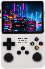 Console de Jogo Portátil retrô com tela IPS 3,5", 128G e RK3326: jogue mais de 10 emuladores com conforto e desempenho.