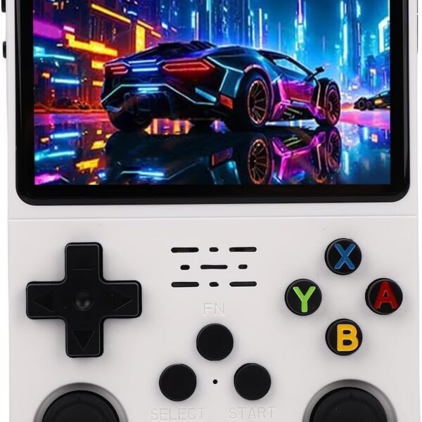 Console de Jogo Portátil retrô com tela IPS 3,5", 128G e RK3326: jogue mais de 10 emuladores com conforto e desempenho.