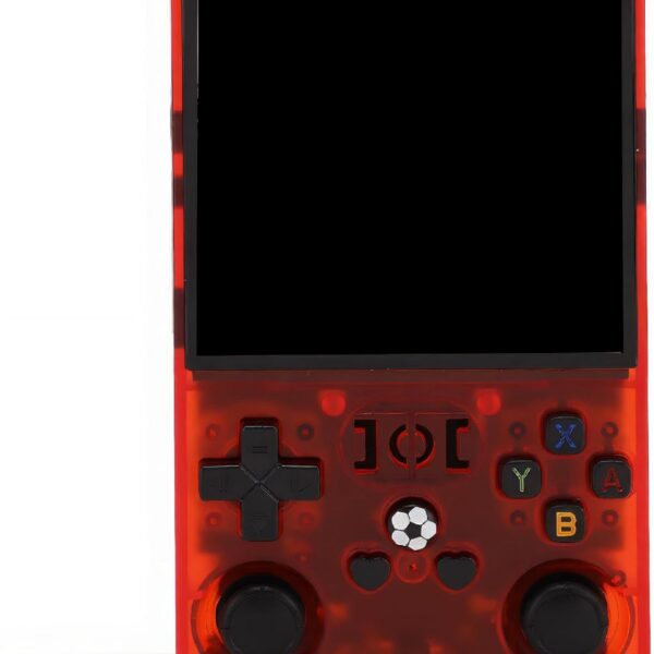 Console de Jogos Portátil R36MAX com joysticks 3D duplos, tela IPS 4" e bateria 4000mAh para jogar mais onde quiser.