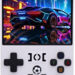 Console de Jogos Portátil Retrô com 18.000 jogos, tela 4" 720x720, bateria 4000mAh e design compacto para jogar em qualquer lugar