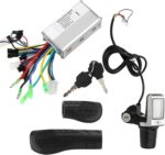 Controlador scooter elétrico 2 em 1 com LCD e acelerador universal para bikes 36V a 84V, desempenho estável e fácil instalação