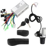 Controlador scooter elétrico 2 em 1 com LCD e acelerador universal para bikes 36V a 84V, desempenho estável e fácil instalação