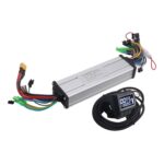 Controlador sem escova 250W/350W com tela LCD à prova d’água para bicicletas elétricas e scooters, ideal para maior controle e desempenho.