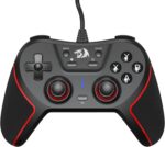 Controle Gamer Redragon Ephemera G713 USB com analógicos Hall Effect para mais durabilidade e desempenho.