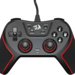 Controle Gamer Redragon Ephemera G713 USB com analógicos Hall Effect para mais durabilidade e desempenho.