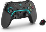 Controle Gamer Redragon Harrow Pro Wireless G808 Pro: alta resposta, macros e vibração para jogadas precisas.