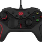 Controle Gamer Redragon Rift G710 para PC e PS3, com XInput/DInput, vibração e botões extras para mais controle nos jogos.