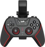 Controle Gamer Redragon Sempiten com Hall Effect, vibração dupla, turbo e suporte para celular