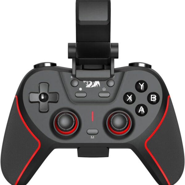 Controle Gamer Redragon Sempiten com Hall Effect, vibração dupla, turbo e suporte para celular