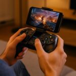 Controle Gamer Varenzia Bluetooth com suporte para celular, turbo e bateria recarregável para jogar com mais desempenho. - Imagem 2