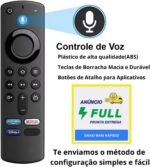 Controle Remoto Stick 4K com Alexa e Bluetooth: compatível com Fire TV Stick, Cube e outros modelos, prático e funcional. - Imagem 2