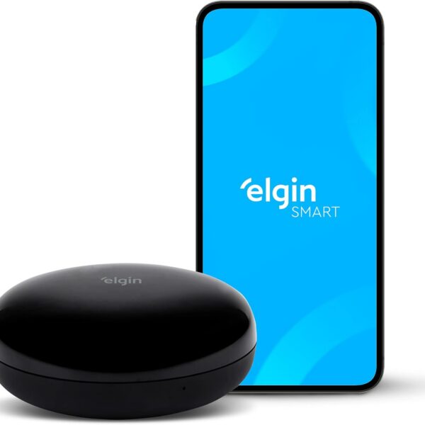 Controle Remoto Universal WiFi Elgin: controle TVs, ar e som com Alexa e Google Home em um só app.