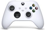 Controle Sem Fio Microsoft Xbox Branco com conexão Wireless e USB-C, conforto premium e compatibilidade com Xbox One e Series.