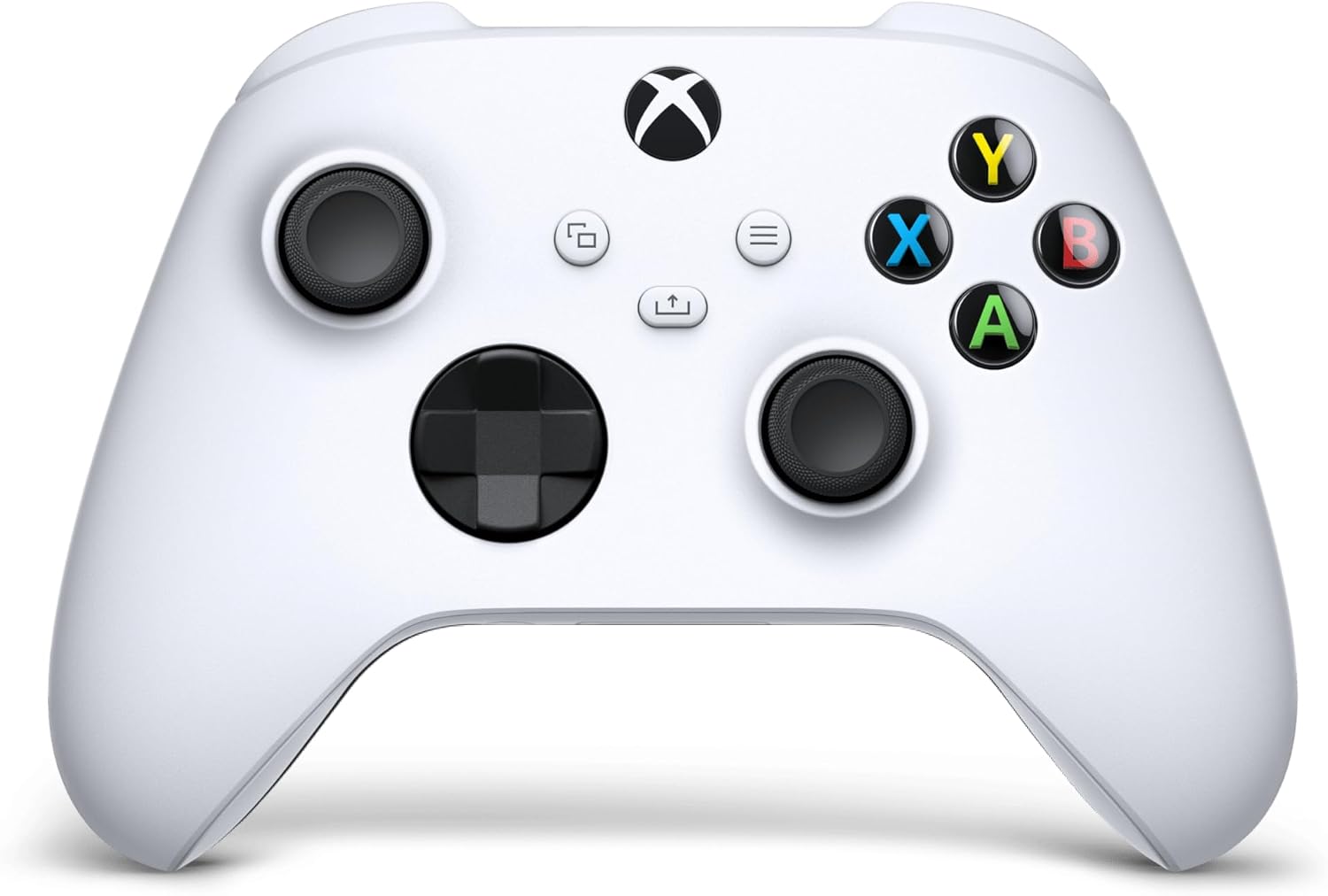 Controle Sem Fio Microsoft Xbox Branco com conexão Wireless e Controle Sem Fio Microsoft Xbox Branco com conexão Wireless e USB-C, conforto premium e compatibilidade com Xbox One e Series.