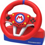 Controle Volante Hori PRO MINI Vermelho Mario kart compativel com Nintendo Switch 1 e 2
