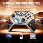 Controle Xbox Sem Fio 2.4G com Bateria 1000mAh, Gamepad para Xbox Series S/X, Xbox One, PC, Controle PC com Fio e Sem Fio, ALPS Turbo Duplo Motor RGB, 2 Botões Macro - Imagem 2