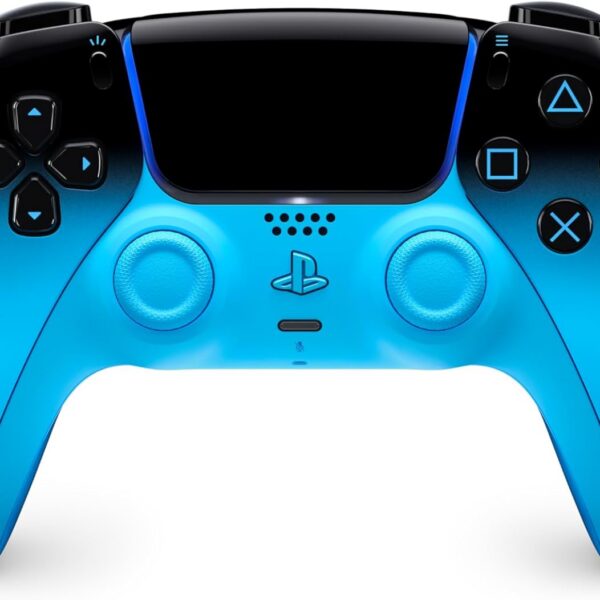 Controle sem fio DualSense Rhythm Blue: resposta tátil, gatilhos adaptáveis e estilo vibrante para elevar seu setup gamer.