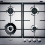 Cooktop 4 bocas Brastemp Gourmand Inox com duplachama e trempe de ferro fundido: praticidade, potência e fácil limpeza.