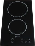 Cooktop Elétrico Fischer Touch 2 Bocas Vitrocerâmica Preto 220V com painel touch e timer - Imagem 2