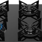 Cooktop Fischer Fit Line 4 bocas com vidro preto, acendimento superautomático e alta estabilidade para sua cozinha