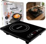 Cooktop Indução 1 Boca Portátil 127V: aquece rápido, economiza energia e oferece segurança com trava e painel touch.