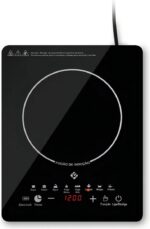 Cooktop Indução 1 Boca Portátil: aquece rápido, economiza energia e oferece segurança com trava e painel touch. - Imagem 2