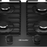 Cooktop Mueller 4 Bocas 59cm com Grade Dupla MCG4BM Bivolt