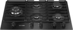 Cooktop Mueller 5 Bocas 77cm com Grade Dupla Bivolt: mesa ampla, acendimento superautomático e mais firmeza para suas receitas.