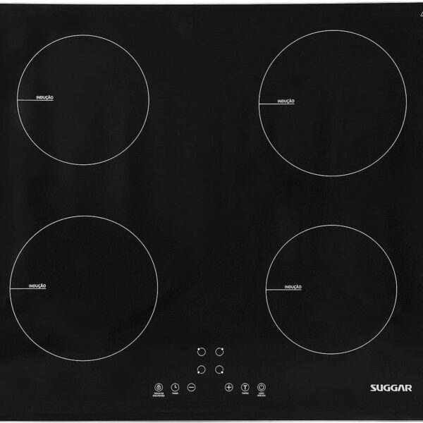 Cooktop de Indução 4 Zonas Preto 220V - SUGGAR - FG0422VC