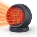 Coolfor Aquecedor de Ambiente PTC Portátil: aquecimento rápido, silencioso e seguro para casa, quarto e escritório